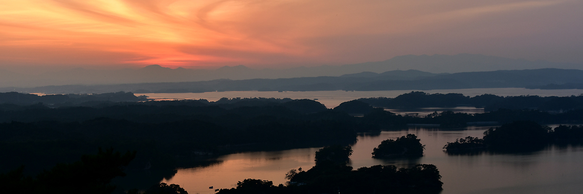 大高森の夕日