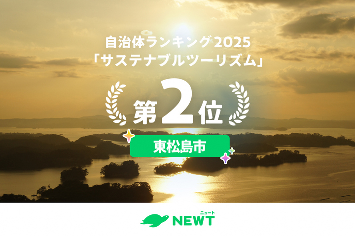 自治体ランキング「サステナブルツーリズム」第2位