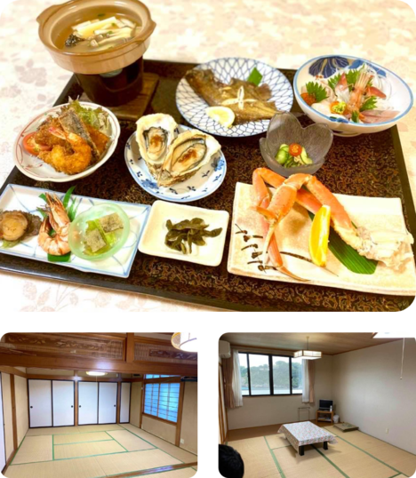 料理や宿の内観の写真
