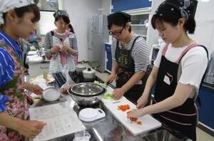 離乳食作りの様子