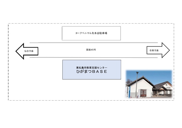 ひがまつベースの地図の画像