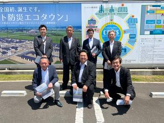 小山市議会の視察の写真